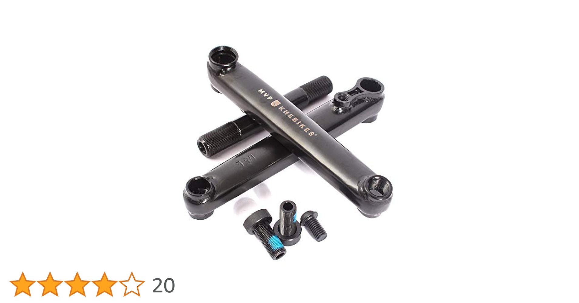 Amazon | KHEbikes MVP V2 BMX クランクセット 48 歯 CrMo 19 mm